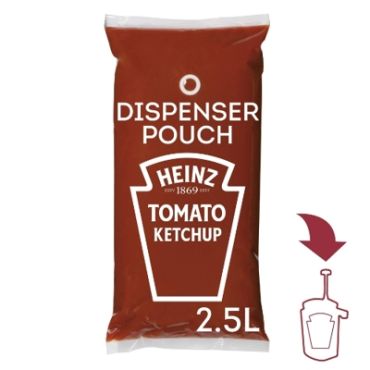 Heinz Tomato Ketchup Pouch SOM 2.5ltr (8.7KG) (3 X 2.5 Liters)